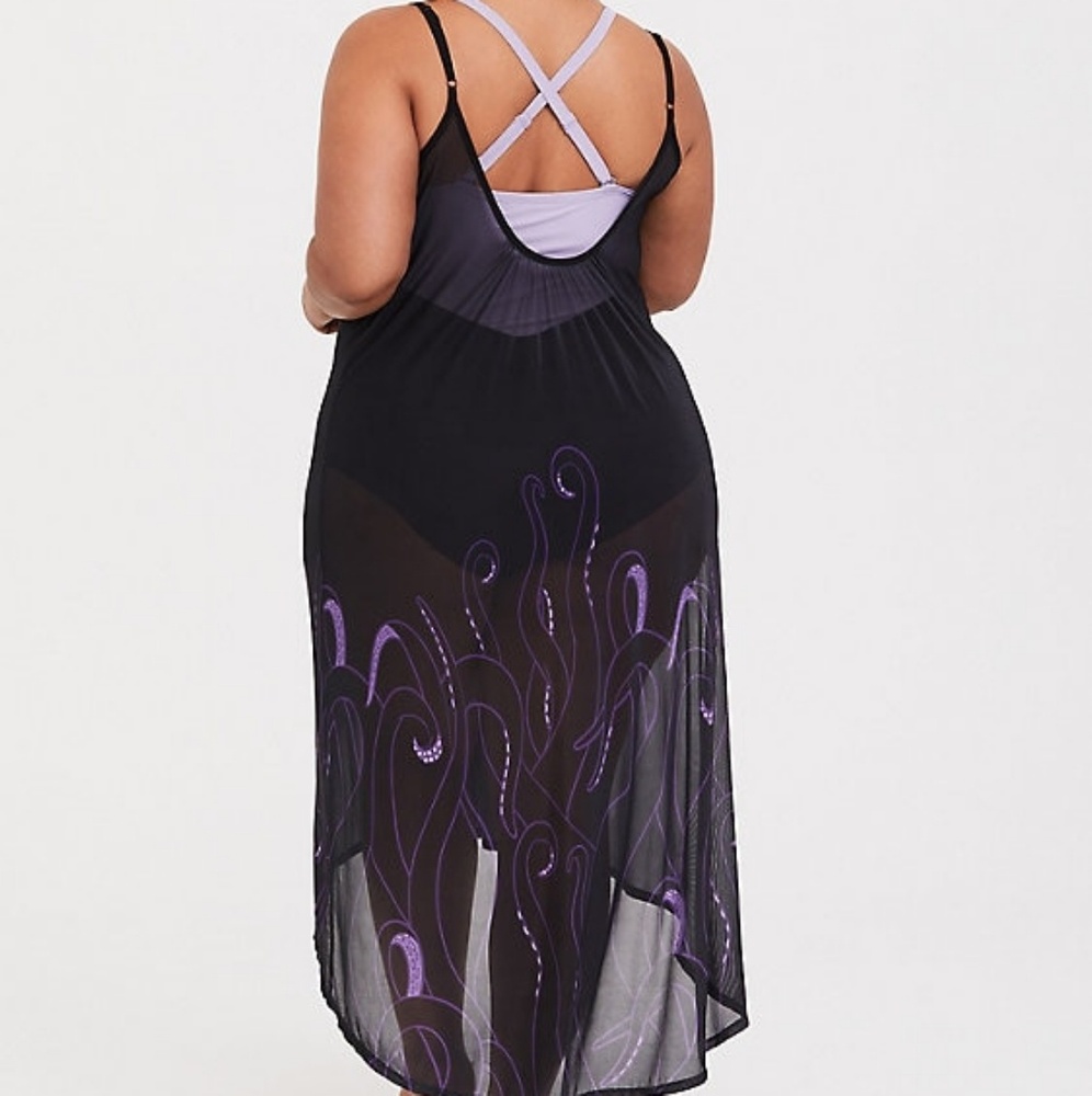 🐙FOUND!- TORRID Sz4 or5 URSALA MESH SWIM COVERUP - Picture 2 of 4